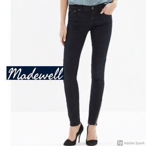 Madewell Skinny Zip Jeans in Rebel Wash Size: 28
